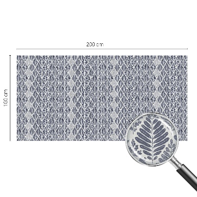 Frunze modelate Folie opacă geam cu model vitraliu