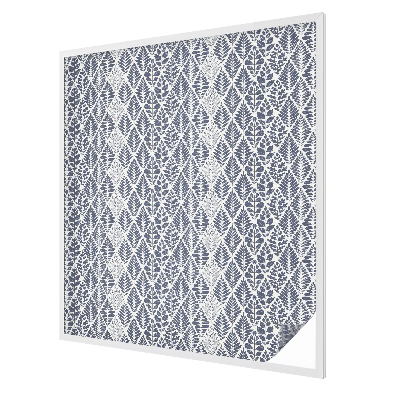 Frunze modelate Folie opacă geam cu model vitraliu