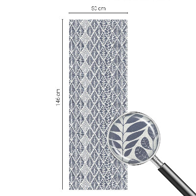 Frunze modelate Folie opacă geam cu model vitraliu