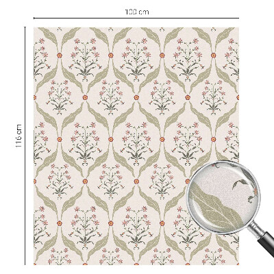 Model floral Folie autocolantă geam