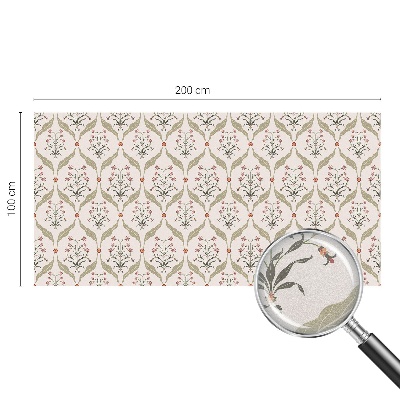 Model floral Folie autocolantă geam