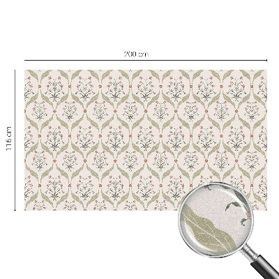 Model floral Folie autocolantă geam