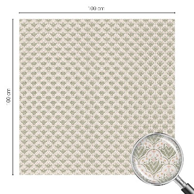 Ornamente vegetale Folie decorativă geam vitraliu