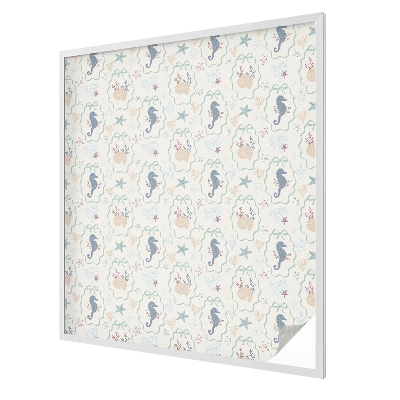 Căluți de mare Folie geam să nu se vadă din exterior