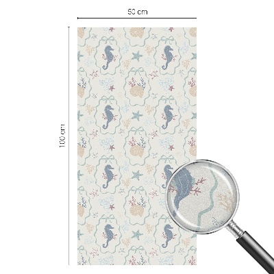 Căluți de mare Folie geam să nu se vadă din exterior