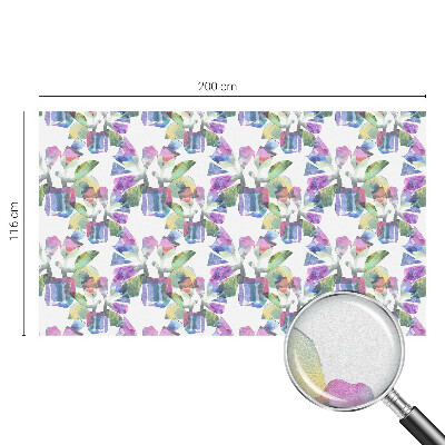 Abstracție colorată Folie geam intimitate model vitraliu