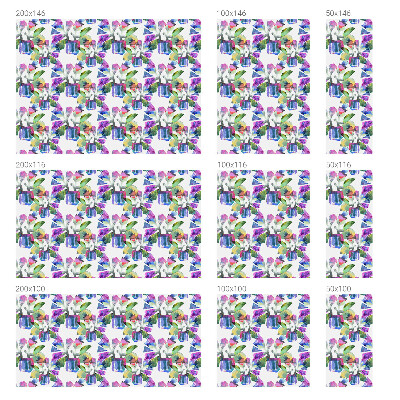 Abstracție colorată Folie geam intimitate model vitraliu