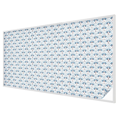 Palmieri albaștri Folie decorativă geam vitraliu