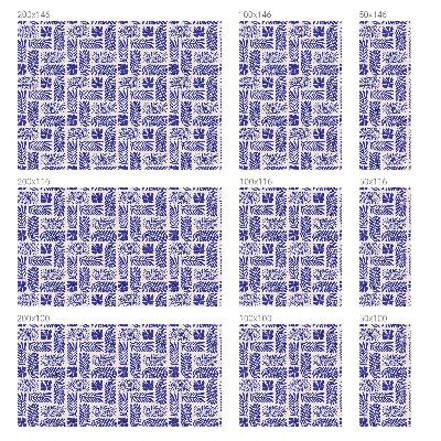 Modele de plante Folie opacă geam cu model vitraliu