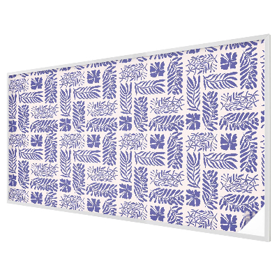 Modele de plante Folie opacă geam cu model vitraliu