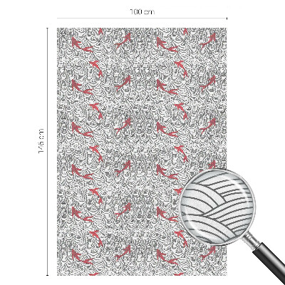 Model ondulat Folie autocolantă geam