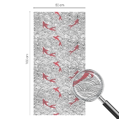 Model ondulat Folie autocolantă geam