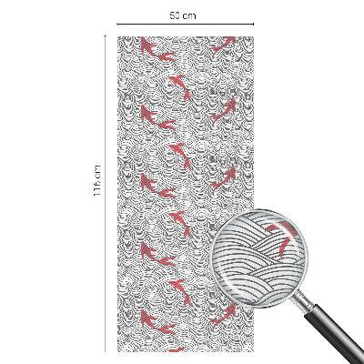 Model ondulat Folie autocolantă geam
