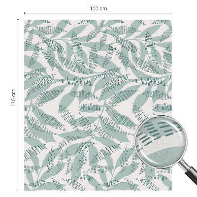 Frunze verzi Folie decorativă geam vitraliu