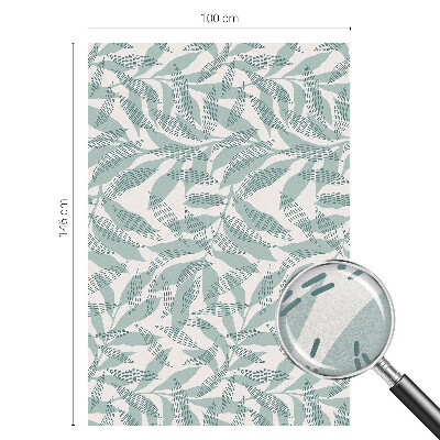 Frunze verzi Folie decorativă geam vitraliu