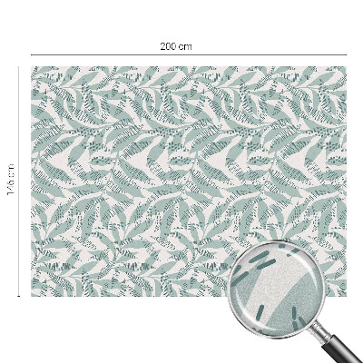 Frunze verzi Folie decorativă geam vitraliu