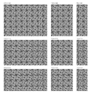 Frunze geometrice Folie opacă geam cu model vitraliu