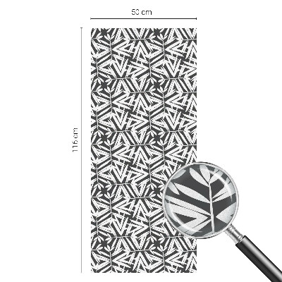 Frunze geometrice Folie opacă geam cu model vitraliu