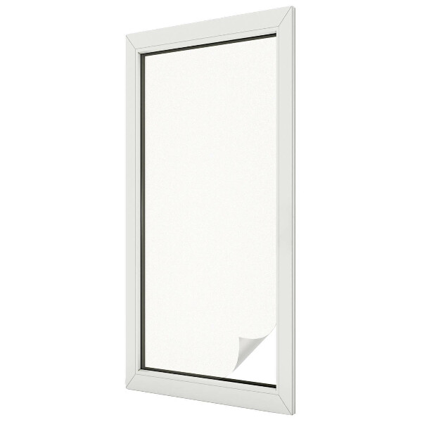 Alb delicat Folie geam să nu se vadă din exterior