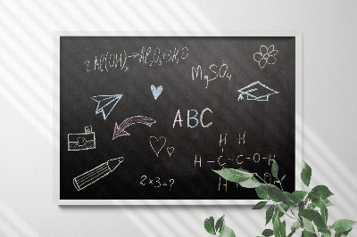 Tablă cu cretă pentru copii decorativ 100x70