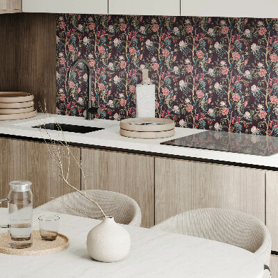 Plăci din vinil Motiv floral cu păsări