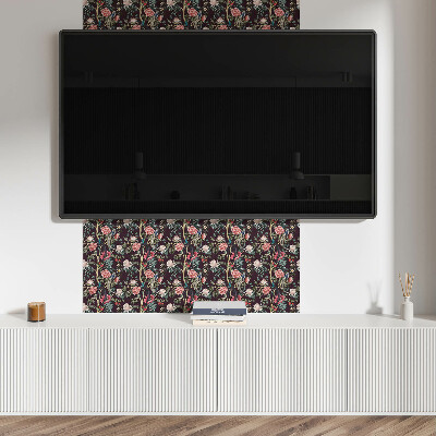 Plăci din vinil Motiv floral cu păsări