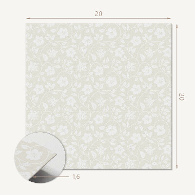 Plăcile de vinil Modele florale pentru fundaluri
