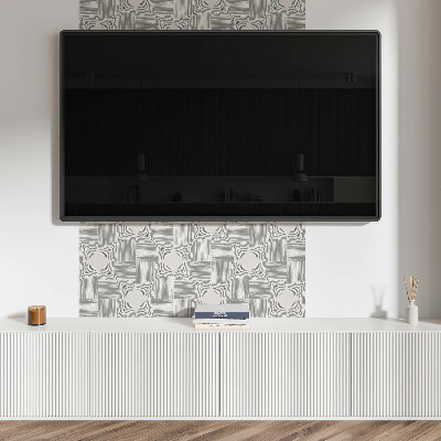 Plăci de vinil Model geometric cu linii dinamice