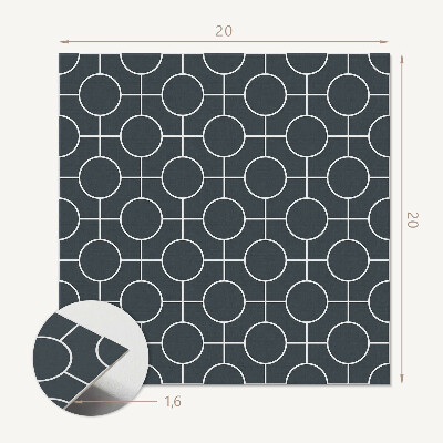 Plăci din vinil Geometria cercurilor și liniilor în design