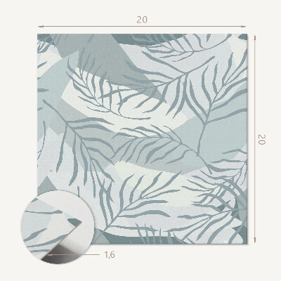 Plăci de vinil Model de frunze tropicale