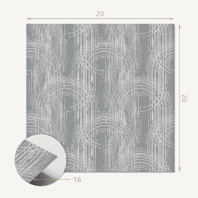 Plăci de vinil Geometrie cerc în stil abstract