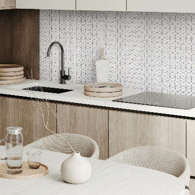 Plăci de vinil Model de puncte în stil hexagonal
