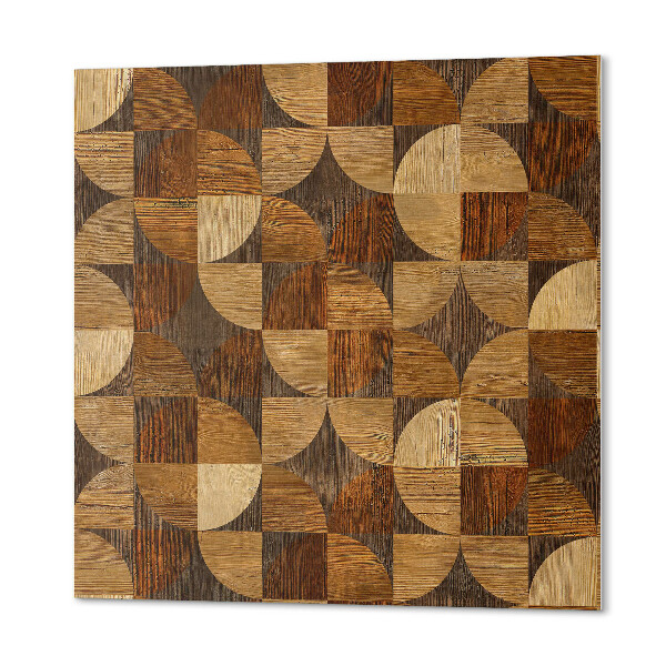 Plăci de vinil Geometrie în formă de lemn natural