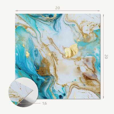 Plăcile de vinil Model abstract de valuri și pete