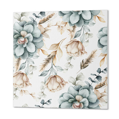 Plăci din vinil Model floral de plante