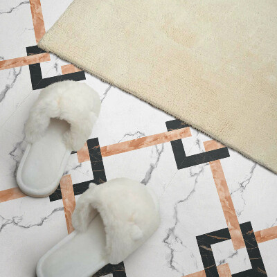 Plăci de vinil Modele elegante de marmură în forme geometrice
