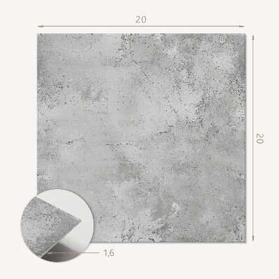 Plăci de vinil Zgârieturi pe beton într-un stil brut