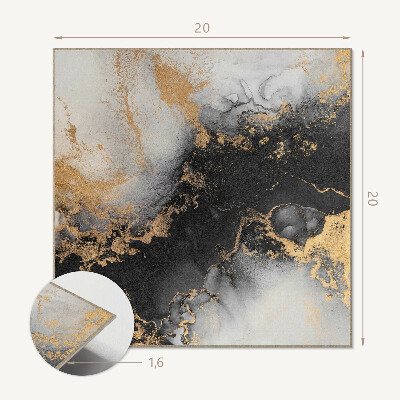 Plăci din vinil Un model cu pete colorate într-un stil abstract
