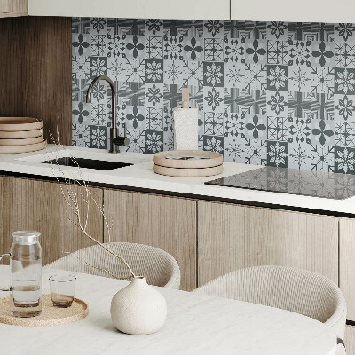Plăci din vinil Forme de mozaic într-un stil geometric