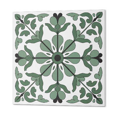 Plăci de vinil Un motiv vegetal simetric într-o versiune elegantă