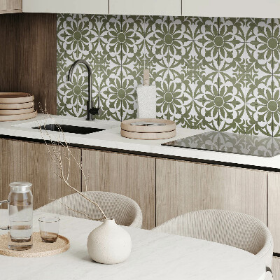 Plăci din vinil Model floral cu frunze