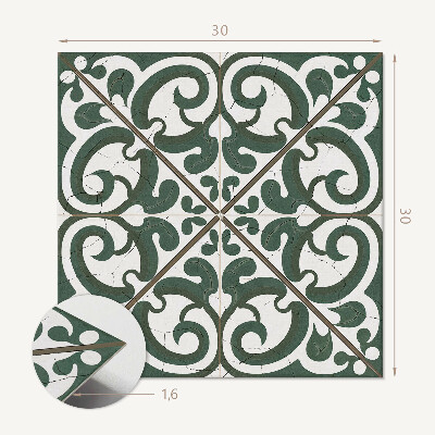 Plăci de vinil Motive verzi în design