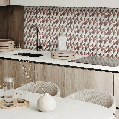Plăcile de vinil Motiv triunghiular într-un design modern