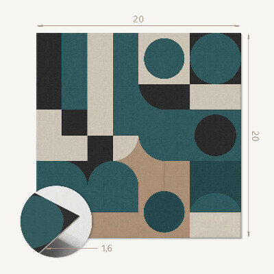Plăci de vinil Forme abstracte cu forme unice