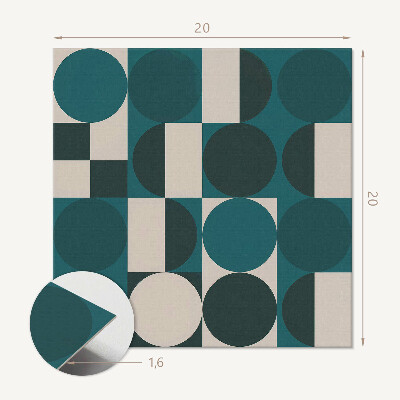 Plăci din vinil Modele geometrice cu o varietate de forme
