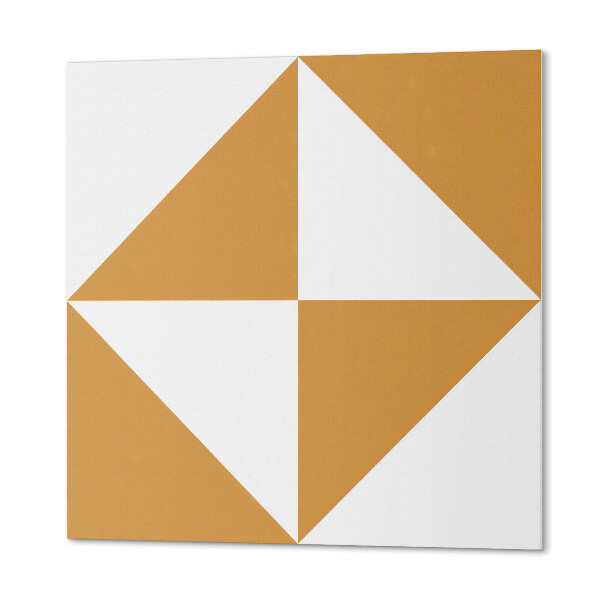 Plăci din vinil Triunghiuri pătrate în stil geometric