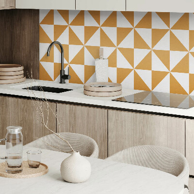 Plăci din vinil Triunghiuri pătrate în stil geometric