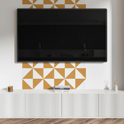 Plăci din vinil Triunghiuri pătrate în stil geometric