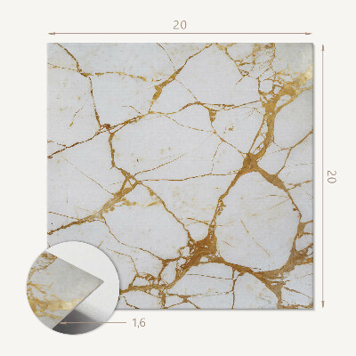 Plăci de vinil Model elegant de marmură, cu vene delicate