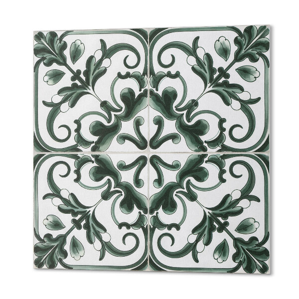 Plăcile de vinil Geometria pătratelor plantelor